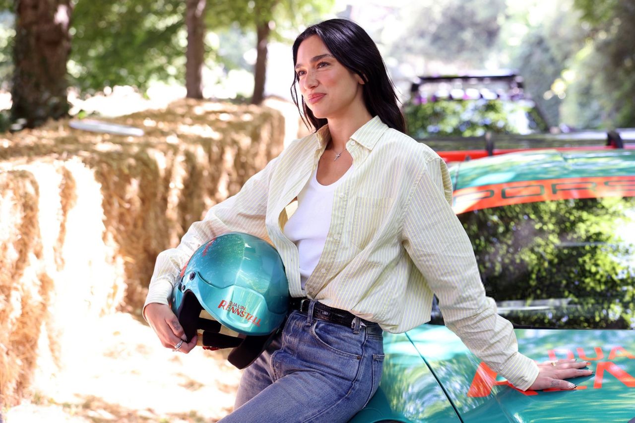 Dua Lipa revved up Goodwood Festival of Speed