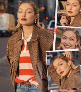 Gigi Hadid Debuts Retro-Chic Vibe