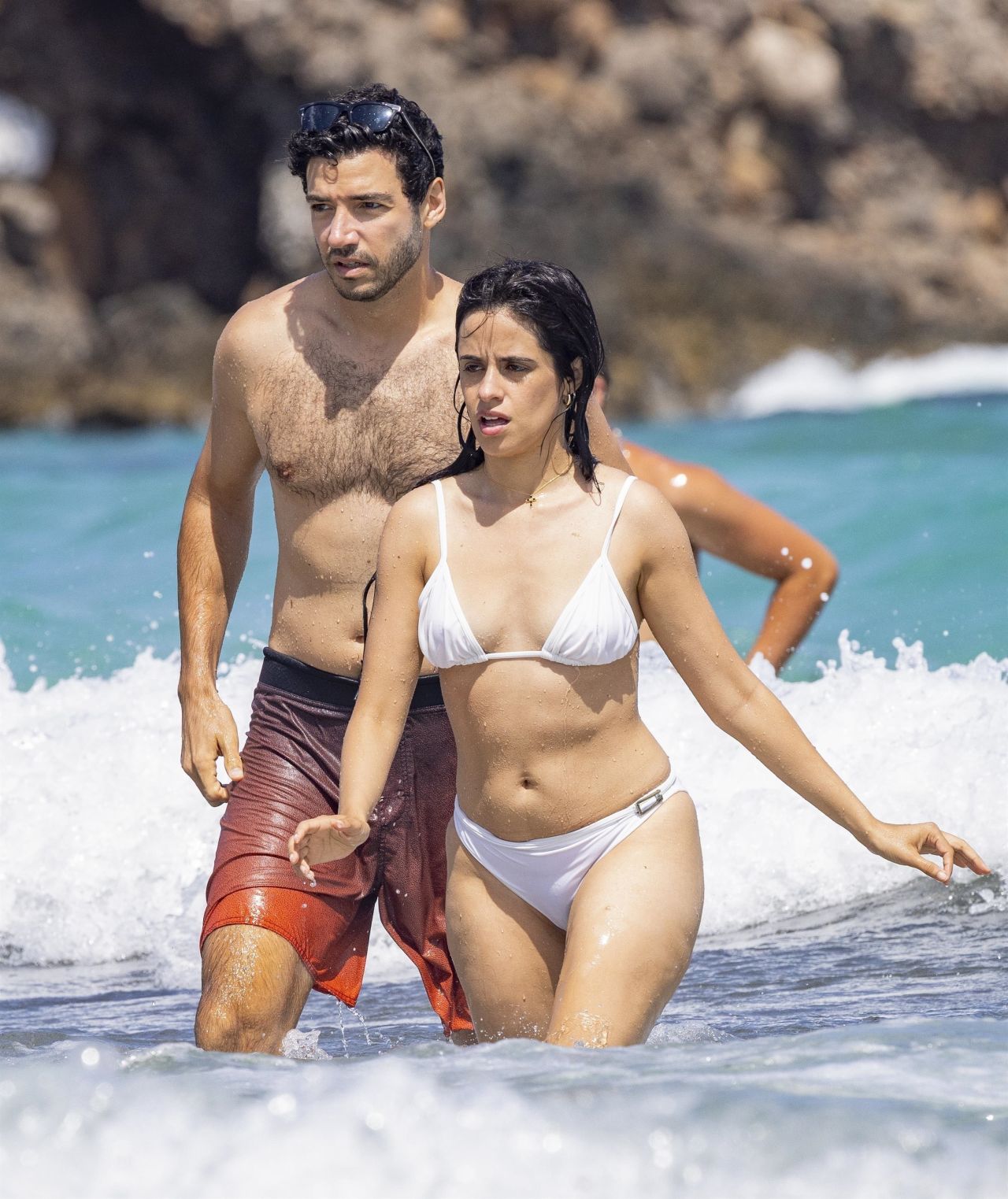 Ibiza's Hottest Export: Camila Cabello's Beachside Style