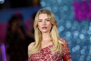 Lottie Moss Brings Garden Party Glam to the Naked Gun Premiere