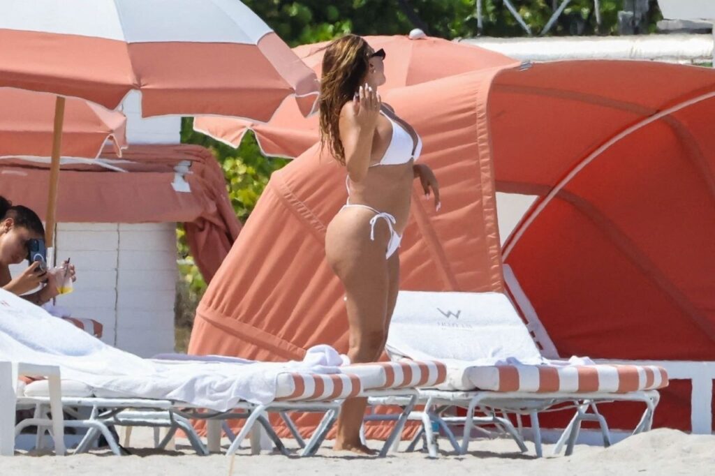 Larsa Pippen Steals the Show in Miami with Classic White Bikini