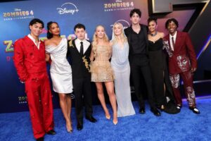 The premiere of “Zombies 4” is electrified by Meg Donnelly