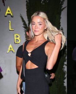 Olivia Dunne Serves Up Style at Alba Restaurant in LA