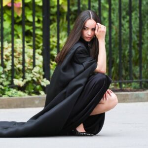 Black Tie Affair: Sofia Carson Unleashes Fashion Fury in Midtown