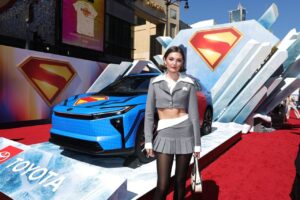 Sophia Woodward Soars at the L.A. Premiere of “Superman”