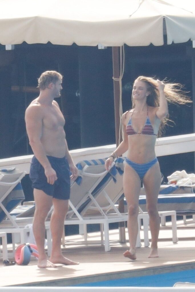 Nina Agdal Debuts Sleek Cernobbio Swim Style