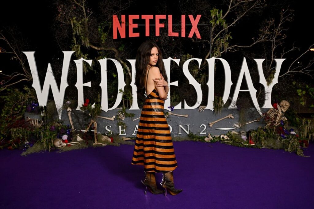 Jenna Ortega Wears Fendi to Wednesday Event 2025 Jenna Ortega Wears Fendi to Wednesday Event