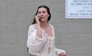Scout Willis’s Sporty-Goth Chic at the Gas Station