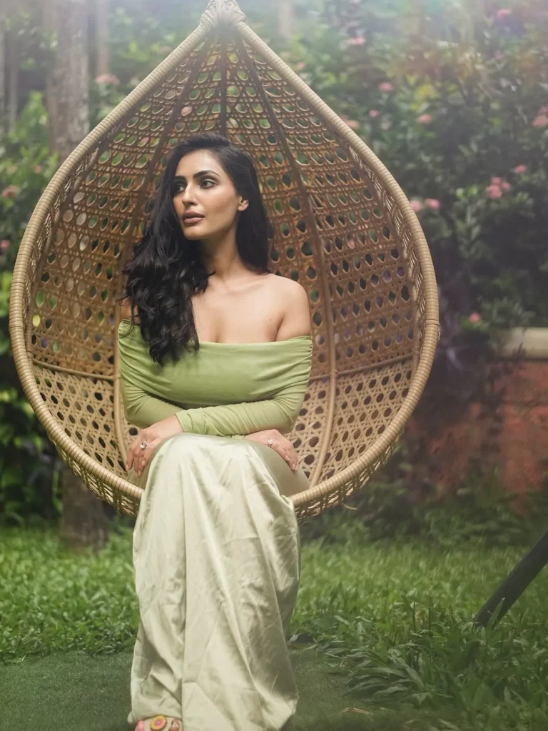 Shivangi Verma Radiates Modern Elegance in Stunning Lime-Green Photoshoot