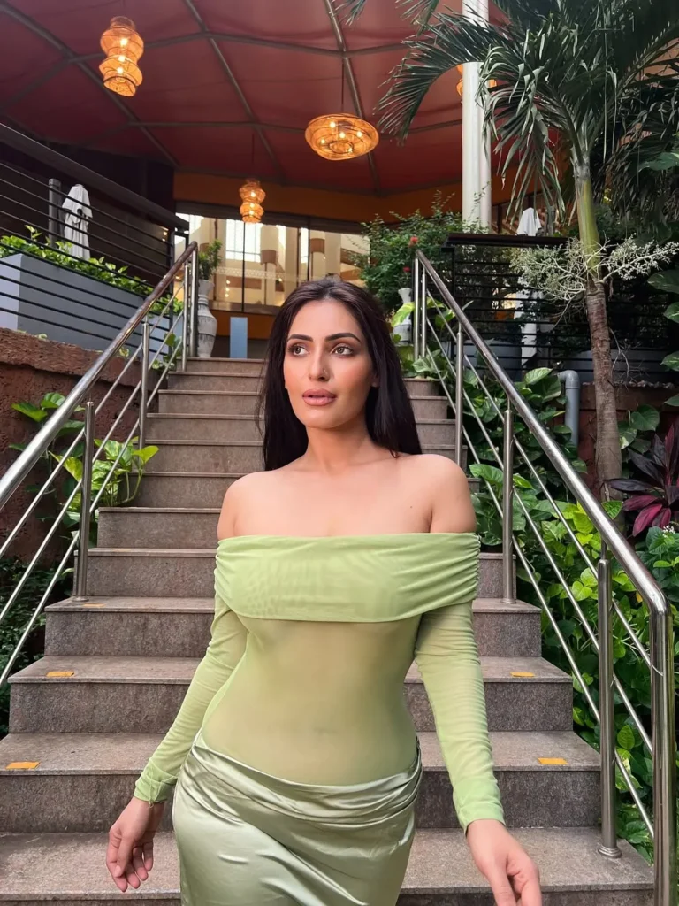 Shivangi Verma Radiates Modern Elegance in Stunning Lime-Green Photoshoot