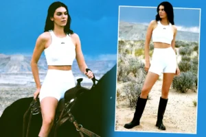 Kendall Jenner looks sensational as she rides horse