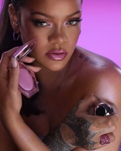 Rihanna Unleashes Rebel Beauty with Fenty’s Diamond Bomb