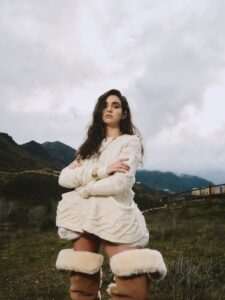 Geraldine Viswanathan’s Wild West Glamour in Elle