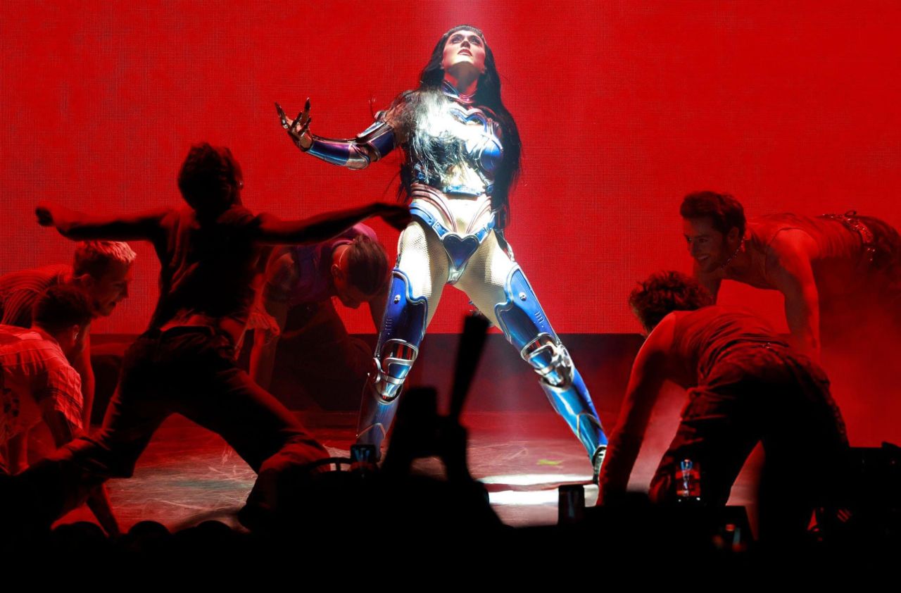 Katy Perry Unveils Cyber Armor in Nashville