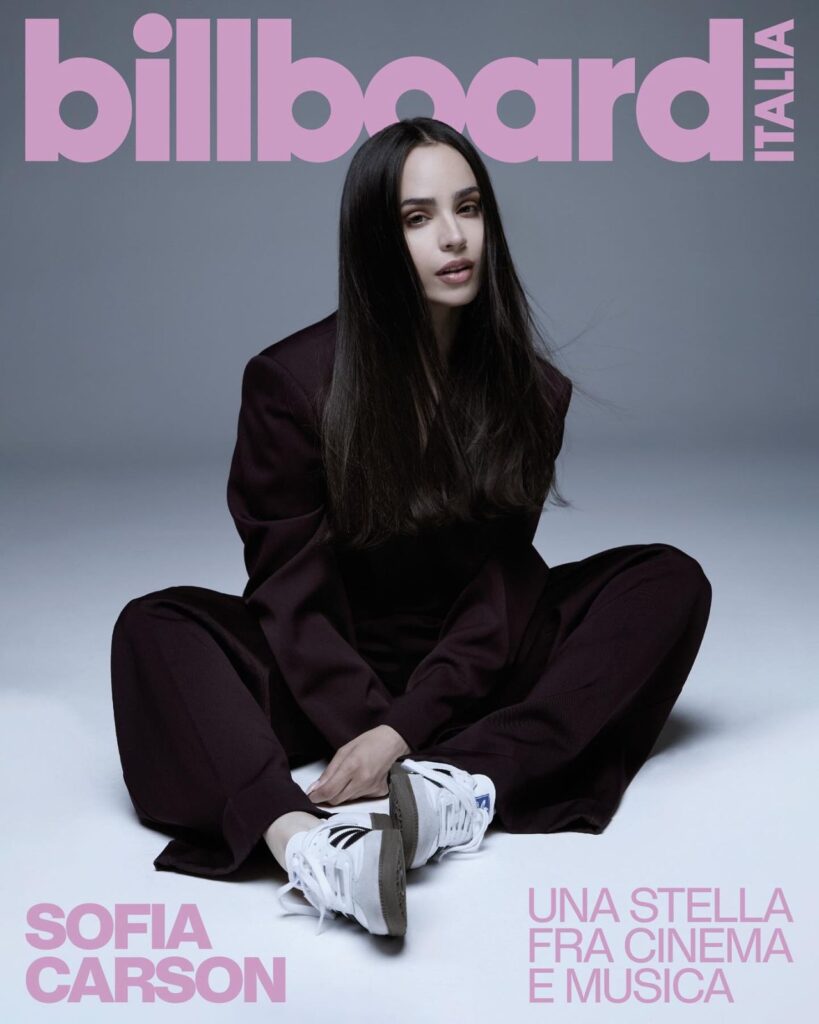 Sofia Carson Debuts Daring High-Low Glamor for Billboard Italia Sofia Carson Debuts Daring High-Low Glamor for Billboard Italia