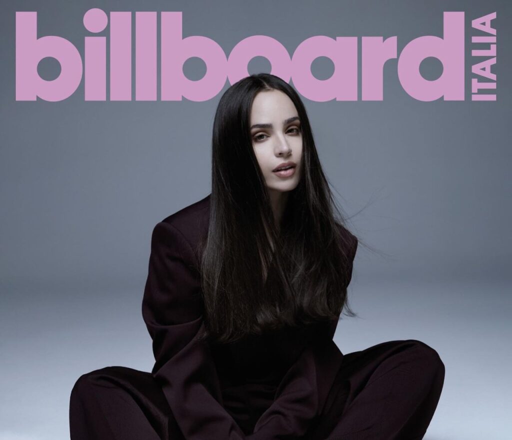 Sofia Carson Debuts Daring High-Low Glamor for Billboard Italia