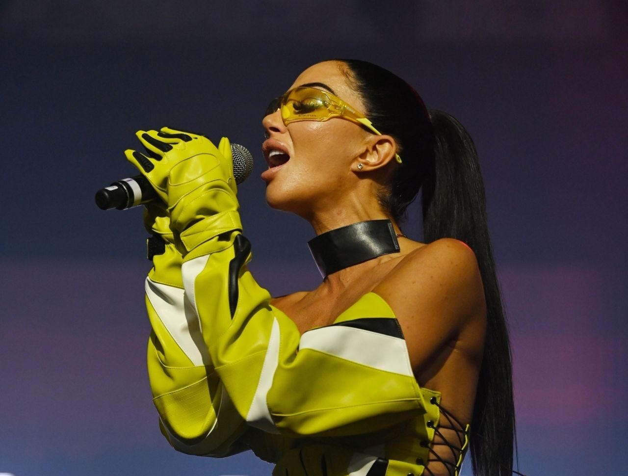 Tulisa Takes Pride in a Striking Cyberpunk Look