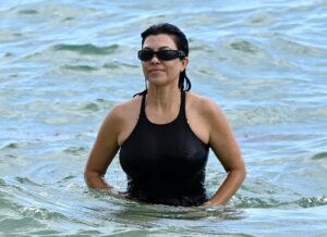 What is Kourtney Kardashian doing in Miami?
