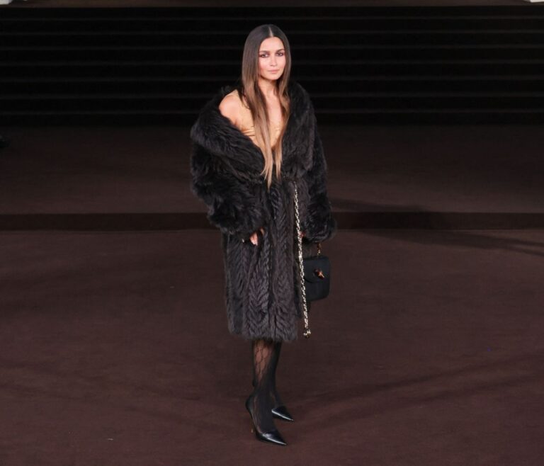 Alia Bhatt Steals the Show at Gucci Milan in Monogrammed Luxe