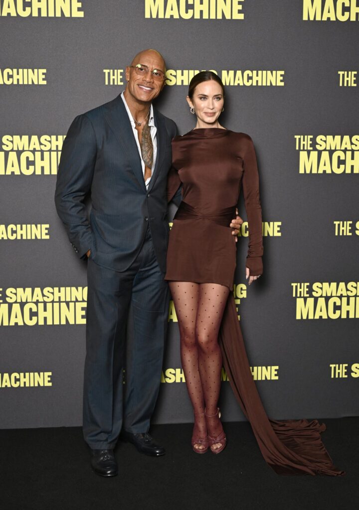 Emily Blunt Leads The Smashing Machine Premiere Bordeaux Satin Drama