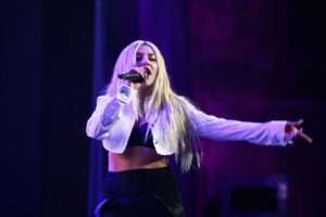 Ava Max Electrifies amfAR Gala Venezia with Pop Performance