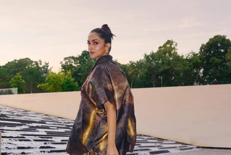 Deepika Padukone Dazzling in Chic Parisian Look at Louis Vuitton