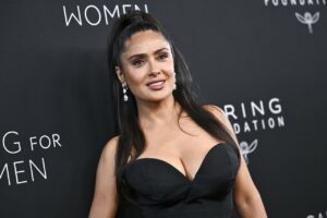 Salma Hayek’s look for the Kering Foundation’s gala