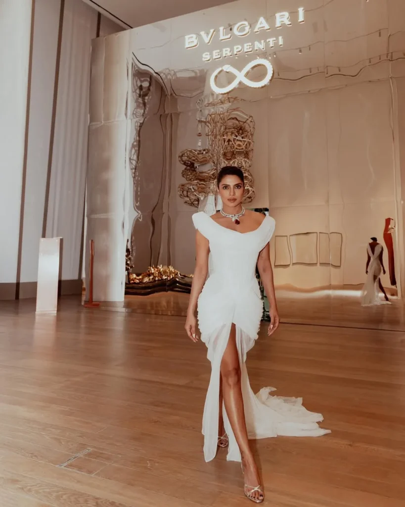 Priyanka Chopra Stuns in Regal White Gowns