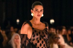 Kendall Jenner’s half-naked for Schiaparelli
