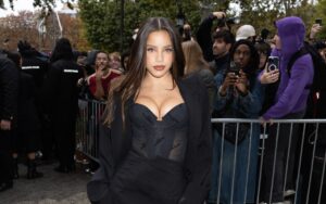 Emilia Mernes Adopts Corseted Black Look for Vetements SS26