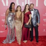 Eva Longoria Adorns an Elaborate Beaded Gown at the Monaco Gala