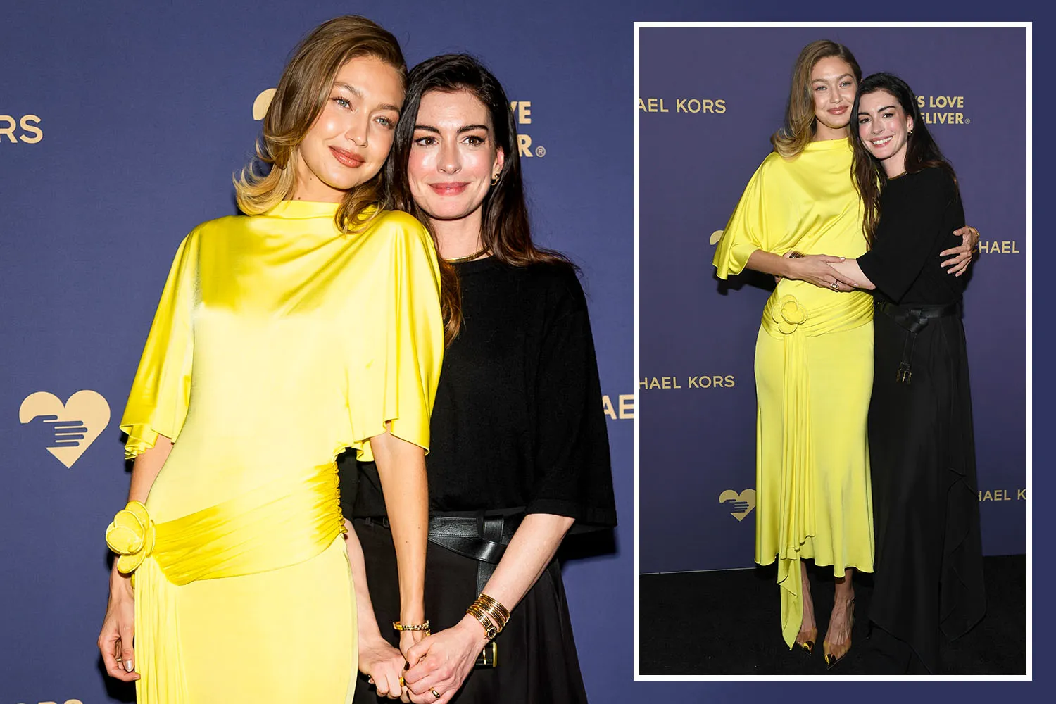 Gigi Hadid looks sensational in bright yellow gown Gigi Hadid looks sensational in bright yellow gown