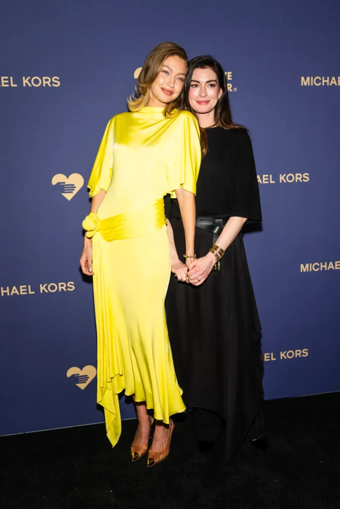 Gigi Hadid looks sensational in bright yellow gown Gigi Hadid looks sensational in bright yellow gown