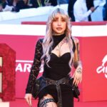 Lady Giorgia in Gothic Lace Ensemble at Rome