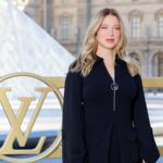 Lea Seydoux Chooses Retro Chic Mini-Dresses at Louis Vuitton Show 2025
