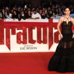 Matilda De Angelis with Iconic Black Gown at Rome
