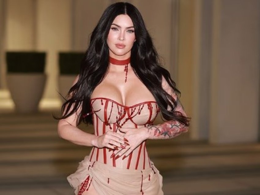 Megan Fox in Karine Gasparyan Corset Dress at Academy Q&A LA Megan Fox in Karine Gasparyan Corset Dress at Academy Q&A LA
