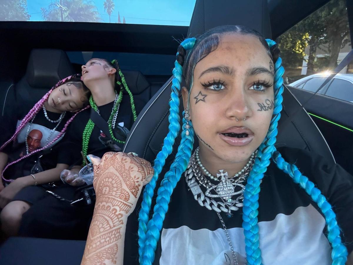 North West showed off another bold look on social media