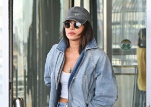 Priyanka Chopra Adopts Casual Chic Style in Oversized Denim Ensemble
