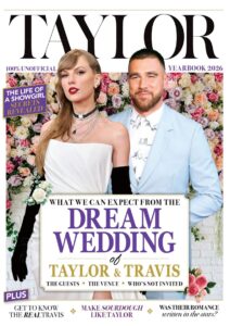 Taylor Swifts Yearbook 2026 Cover involves Vintage Hollywood Elegance