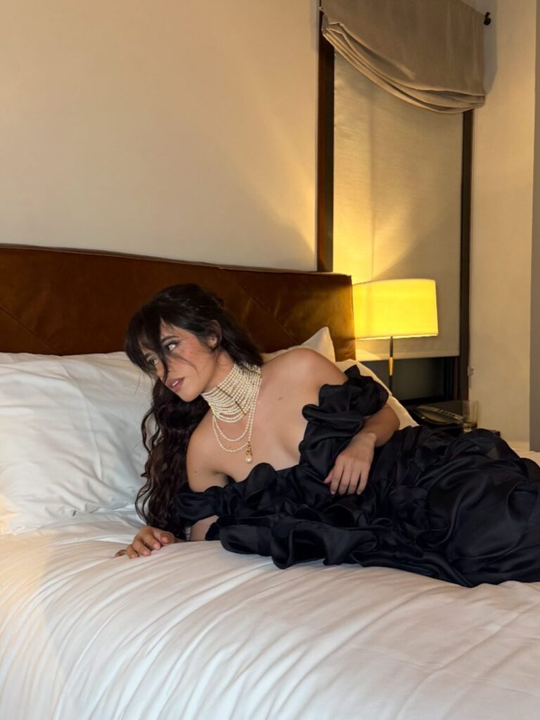 Camila Cabello Turns Heads in Sleek Off-the-Shoulder Gown Camila Cabello Turns Heads in Sleek Off-the-Shoulder Gown