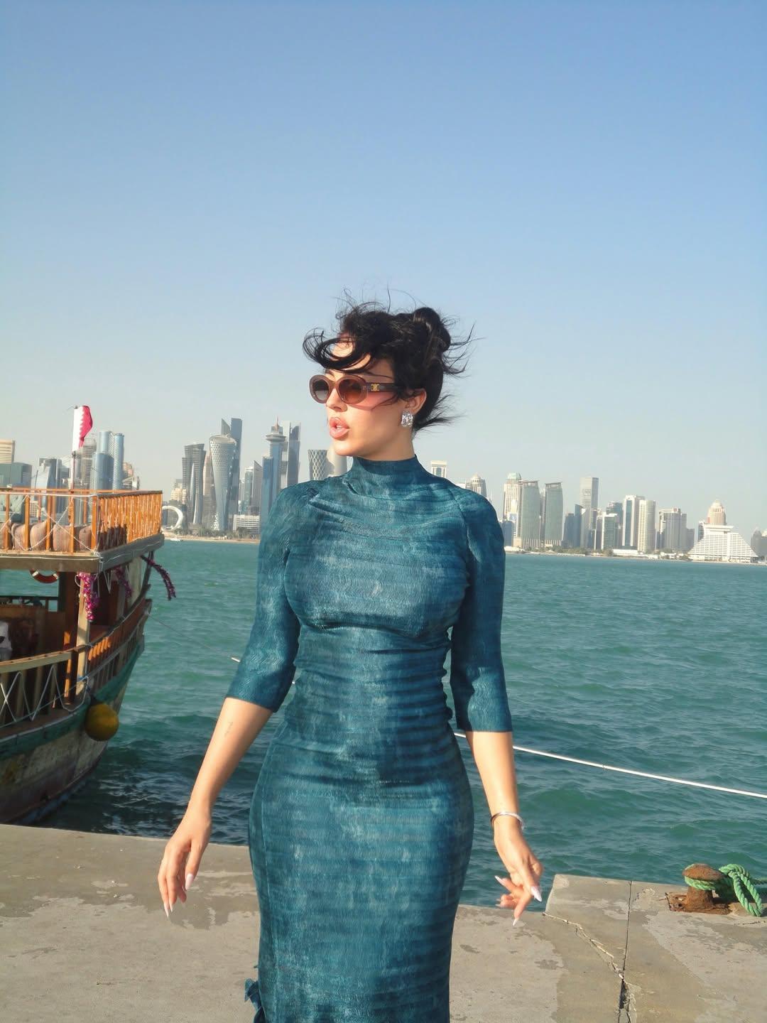 Georgina Rodriguez dazzles in a body-hugging gown