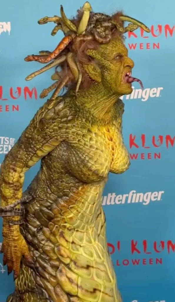 Heidi Klum brings Medusa to life at 2025 Halloween party