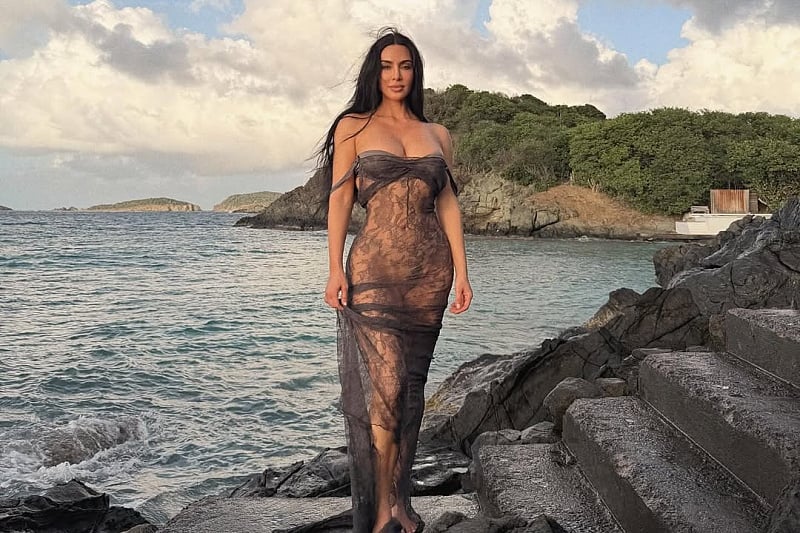 Kim Kardashian took the “naked dress” trend to a new level