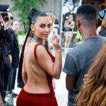 Kim Kardashian’s backless red dress is absolute fire