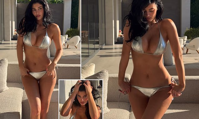 Kylie Jenner Dripping In Silver!