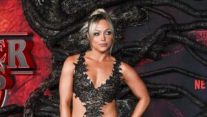 Liv Morgan Stuns in Sheer Lace Gown at ‘Stranger Things’ Premiere