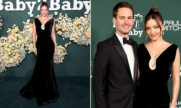 Miranda Kerr stuns at 2025 Baby2Baby Gala
