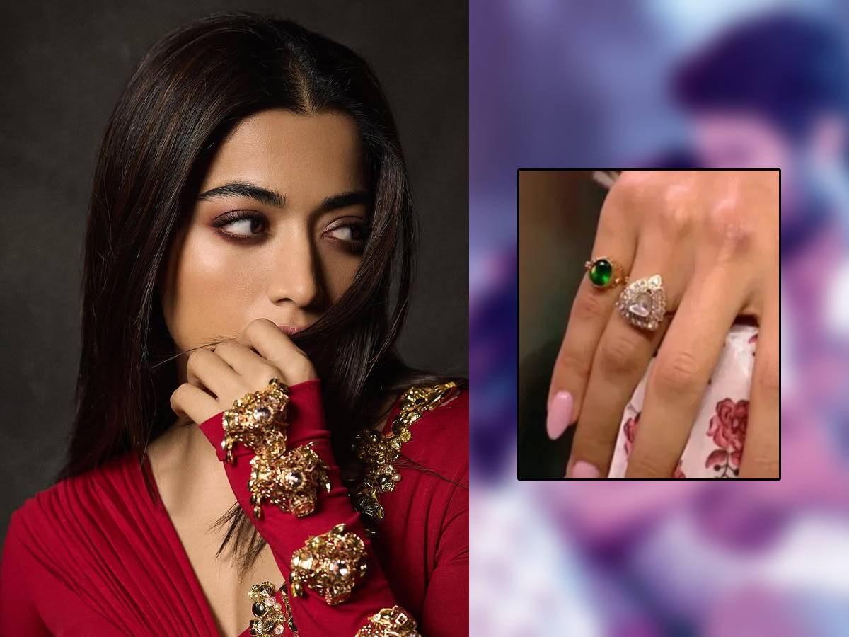 Rashmika Mandanna blushes while discussing her rings!