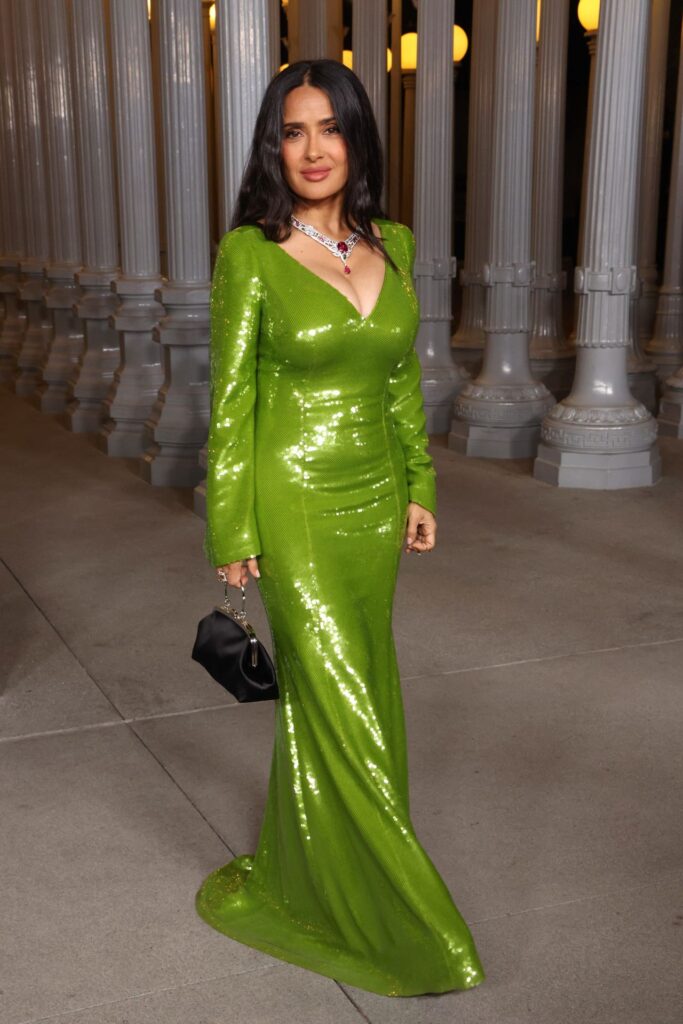 Salma Hayek dazzles at the 2025 LACMA Gala in a Gucci dress Salma Hayek dazzles at the 2025 LACMA Gala in a Gucci dress